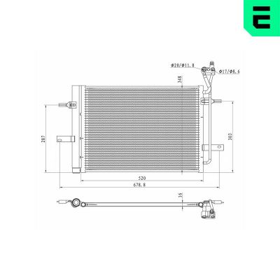 Klima Radyatörü  Opel Meriva (2006->)  ERA 667434