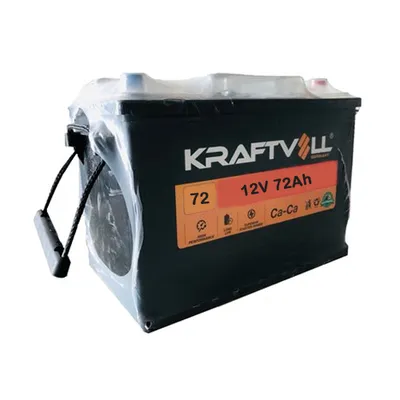 Akü (12V - 72 AH) Lb3 (278×175×175) Tam Kapalı Alçak  KRAFTVOLL 18010012