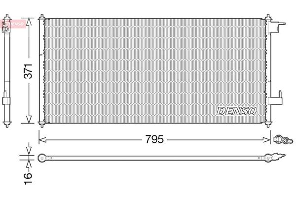 Klima Radyatörü  DENSO DCN10030