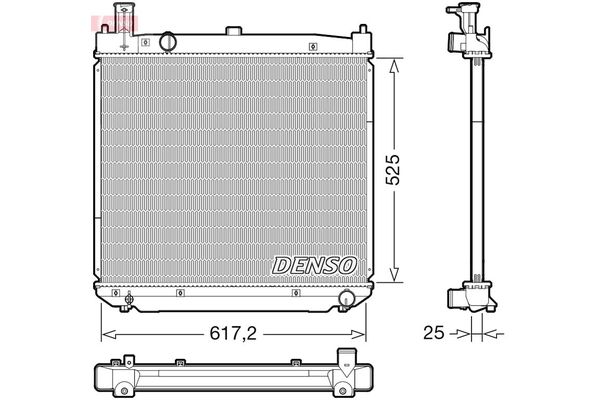 Su Radyatörü  DENSO DRM50141