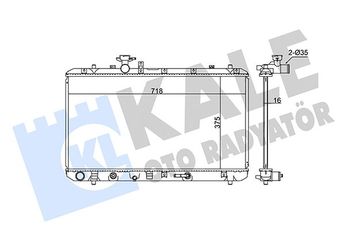 Su Radyatörü  KALE 342120  7700784039 BRN058032  BRN058032 1770079J10 1770080JA0 1770080JD0 71747007