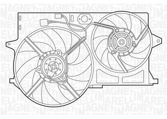 Radyatör Fan ve Motoru  PSA ORJINAL 125347  125347 125342 1253.42 125471 1308J1 125469