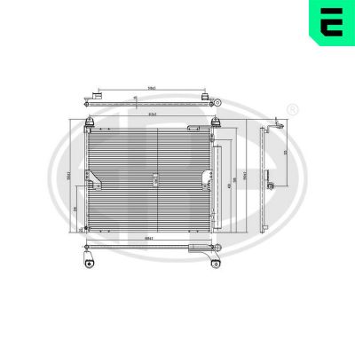 Klima Radyatörü  ERA 667334