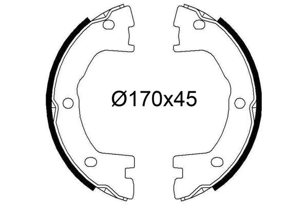 Fren Pabuçlu Balata Arka VALEO 564244