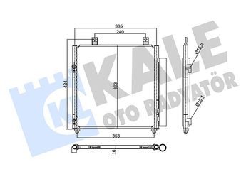 Klima Radyatörü  KALE 358040  7812A229