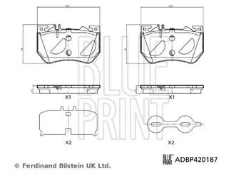 Fren Disk Balata Ön MERCEDES ORJINAL A0004200404  A0004200404 4200404 000 420 04 04 4200504 000 420 05 04 A000 420 04 04 A0004200504 A000 420 05 04