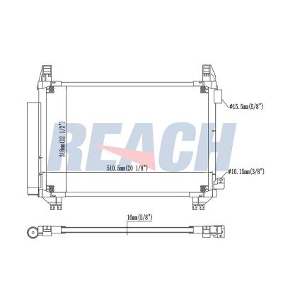 Klima Radyatörü  Toyota Yaris (XP13)(2017->)  VALEO 860162