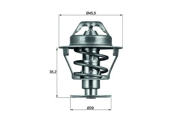 Termostat  Peugeot 106 (S2)(04.1996->)  MAHLE TX 81 89D