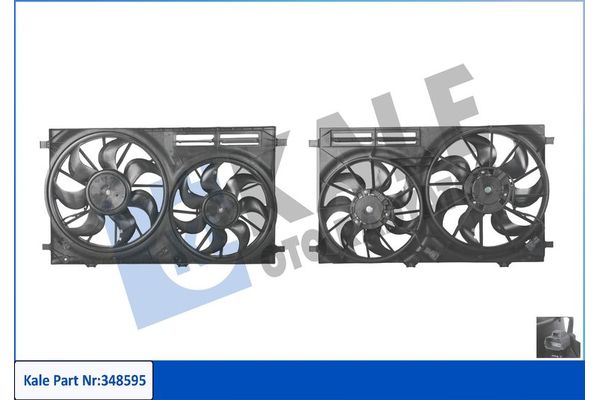 Radyatör Fan ve Motoru  KALE 348595