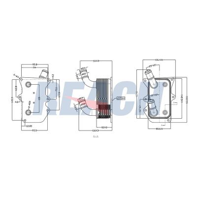 Motor Yağ Soğutucu  Hyundai Tucson (TL)(09.2015->)  MOBIS 264102F000