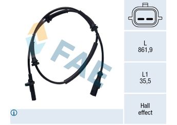 Abs Sensörü Arka Sağ veya Sol SAGEM 60221  479004618R 6000618005 4790000Q0M 47900-00Q0M 4422415 93868516 47 90 046 18R 61251