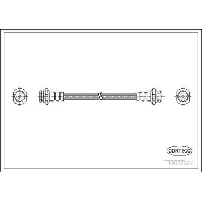 Fren Hortumu Arka Sağ veya Sol Nissan Micra (K11)(02.1998->)  FROW 561.1118.003