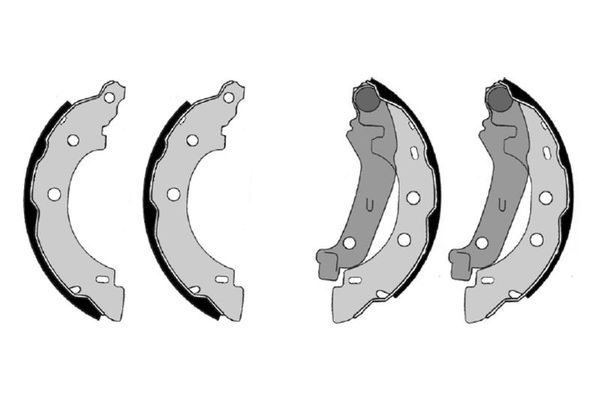 Fren Pabuçlu Balata Arka Nissan Kubistar (X76)(07.2003->)  RECOVER 18157