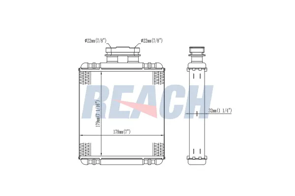 Kalorifer Radyatörü  Audi A1 (8X1)(08.2010->)  VEKA 41-4403B