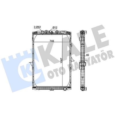 Su Radyatörü  KALE 349365