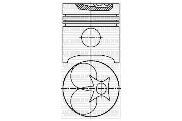 Piston (87.00MM-STD)  NÜRAL 87-70472-STD