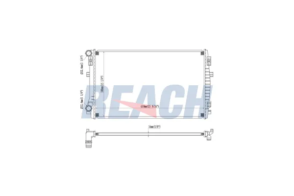 Su Radyatörü  Volkswagen Tiguan Allspace (BJ2)(05.2021->)  VEKA 16-2701B