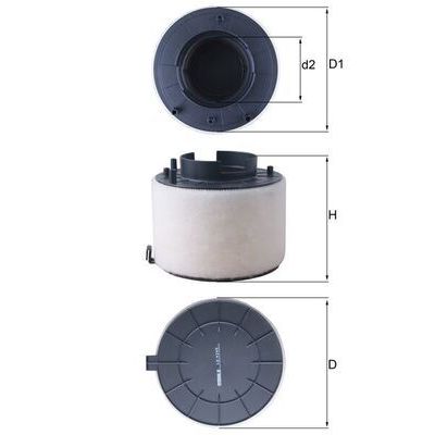 Hava Filtresi  Audi A4 Allroad Quattro (8KH)(04.2009->)  MAHLE LX 4249