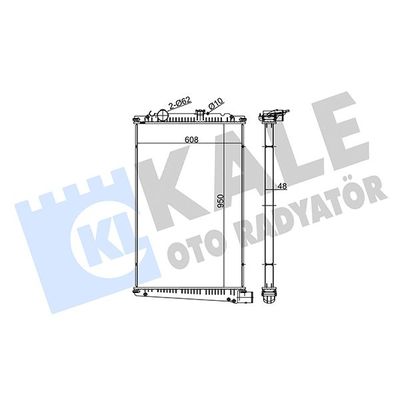 Su Radyatörü  KALE 350225