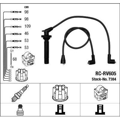 Buji Kablosu  NGK 7384