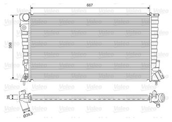Su Radyatörü  VALEO 732518  133042 133030 1330-30 133055 1330-55