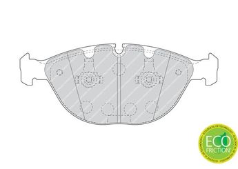 Fren Disk Balata Ön FERODO FDB1618  34116756350 34116761282 34112180420