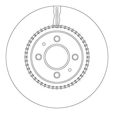 Fren Disk Ayna Ön Sağ ve Sol Kia Rio (UB)(2011->)  TRW DF6904