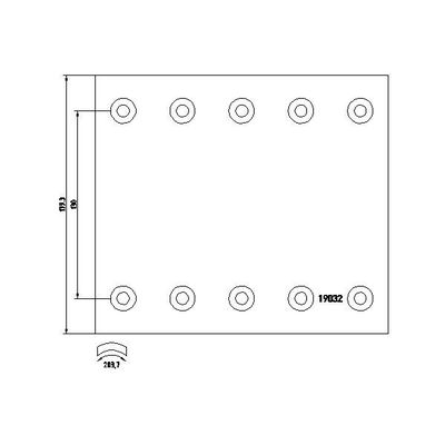 Fren Pabuçlu Balata Arka TEXTAR 1903242