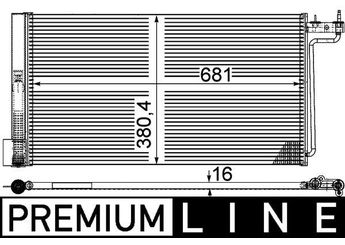 Klima Radyatörü  MAHLE AC 29 000P  1684204 1769313 2010987 AV6119710AA AV6119710AB AV6119710AC AV6419710AA