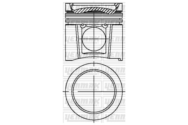 Piston (102.00MM-STD)   YENMAK 31-04740-000