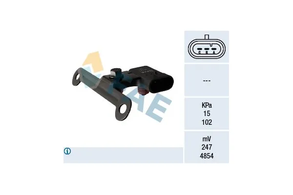 MAP Sensörü  Chevrolet Matiz (2004->2005)  NGK 92659