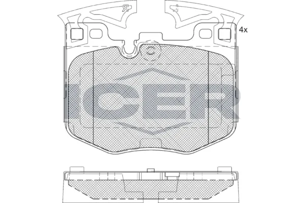 Fren Disk Balata Ön BMW 3 Serisi Sedan (G20)(2018->)  ASPART 3BPA1202