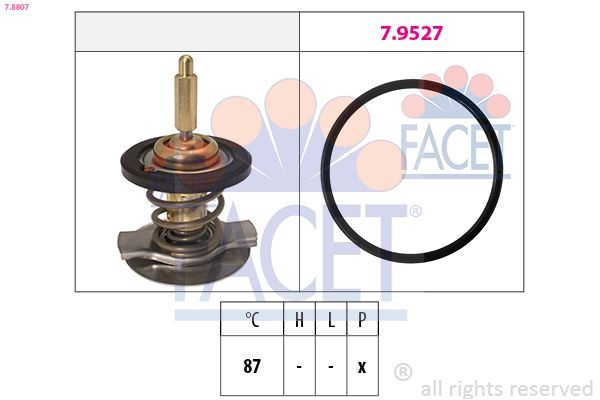 Termostat 87 °C  Mercedes E -Serisi Coupe/Cabrio (BM 124)(10.1992->)  WENDERPARTS MA240787