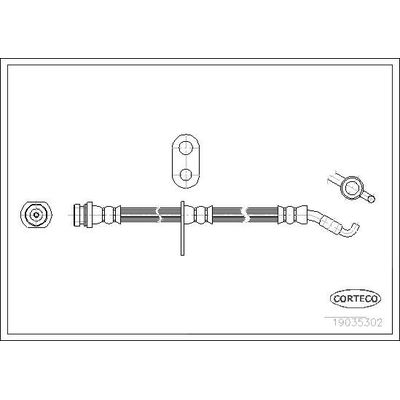 Fren Hortumu Ön Sağ veya Sol SVAC 75-0130