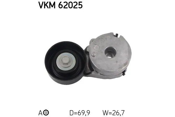 Vantilatör Kayış Gergi Rulmanı  Renault Clio III (08.2005->)  SKF VKM 62025