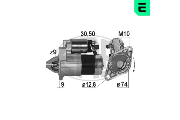Marş Dinamosu  Chrysler Sebring Cabrio (JR27)(2001->)  ERA 221005A