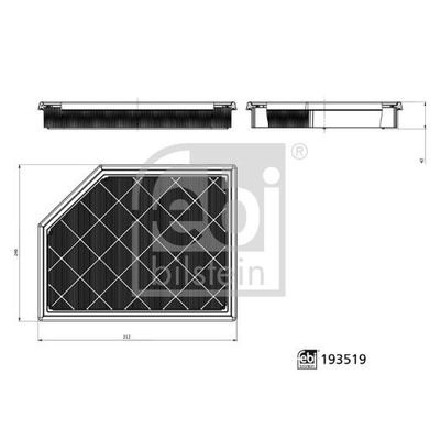 Hava Filtresi  Ford Ranger Raptor (TRA)(2022->)  FEBI BILSTEIN 193519