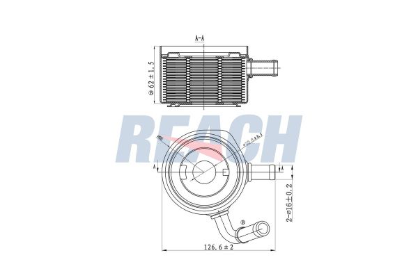 Motor Yağ Soğutucu  Dacia Logan (05.2005->)  MGA 63200