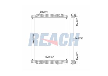 Su Radyatörü  ORİS BHY150026  133522 504011119 5802776648 98127355AS V504011119