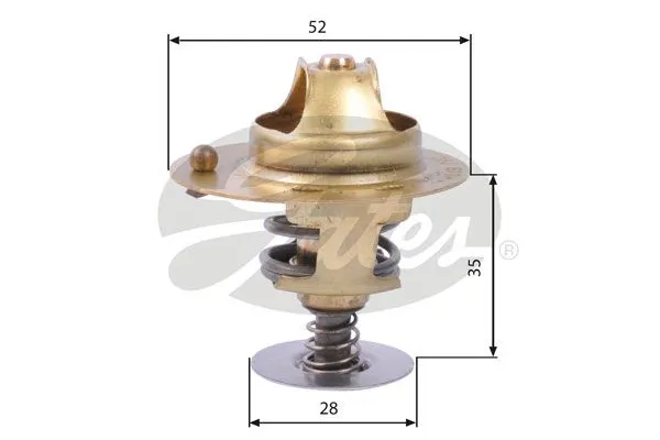 Termostat 78 °C  Honda City (GN2)(2021->)  GATES TH14178G1