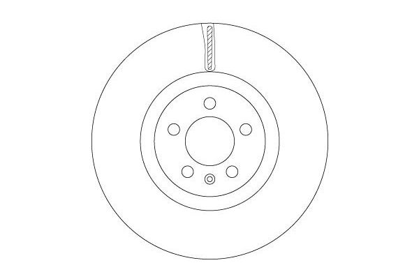Fren Disk Ayna Ön Sağ ve Sol Volkswagen Polo VI (AE1)(05.2021->)  TRW DF6983S