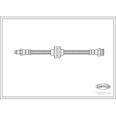 Fren Hortumu Arka Sağ veya Sol Alfa Romeo 156 Sportwagon (116)(2000->)  WALBURG WBH0094