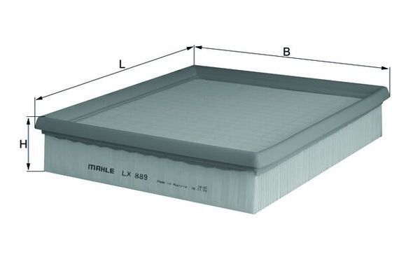 Hava Filtresi  MG Rover Rover 75 (RJ)(1999->)  MAHLE LX 889