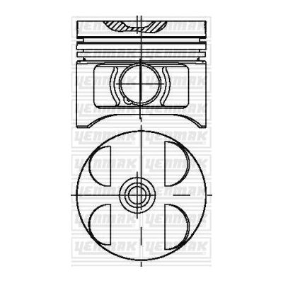 Piston (89.00MM-STD)  GOETZE 87-70489-STD