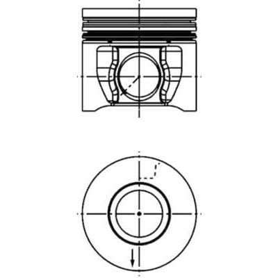 Piston (89.91MM-0.50)  GOETZE 87-70904-050