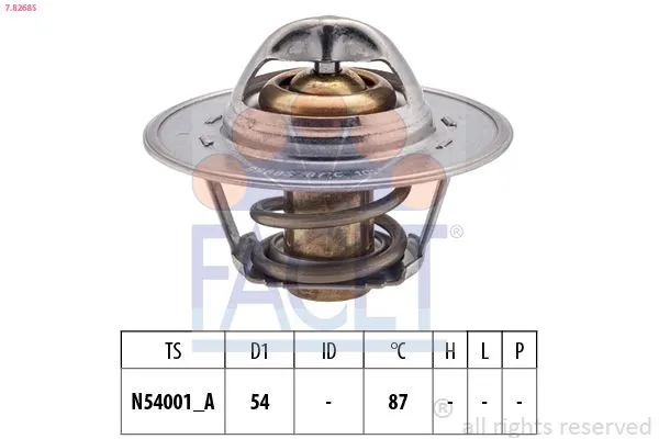 Termostat  Volkswagen T5 Transporter Kamyonet (7F)(09.2009->2015)  FACET 7.8268S