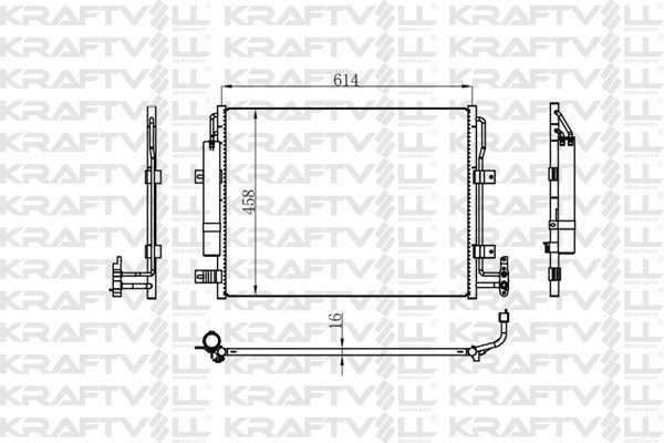 Klima Radyatörü  Land Rover Range Rover Sport (01.2005->)  KRAFTVOLL 08060239