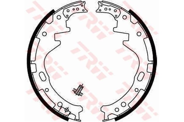 Fren Pabuçlu Balata Arka Nissan Pickup (D21)(09.1985->)  MGA 54228