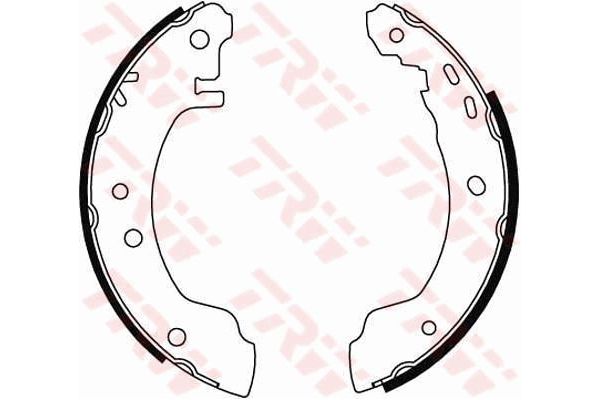 Fren Pabuçlu Balata Arka Nissan Primera 4 Kapı/ Traveller [SW] (P10/W10)(1989->)  TRW GS8529