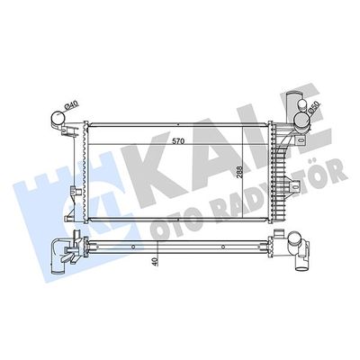 Su Radyatörü  KALE 349305